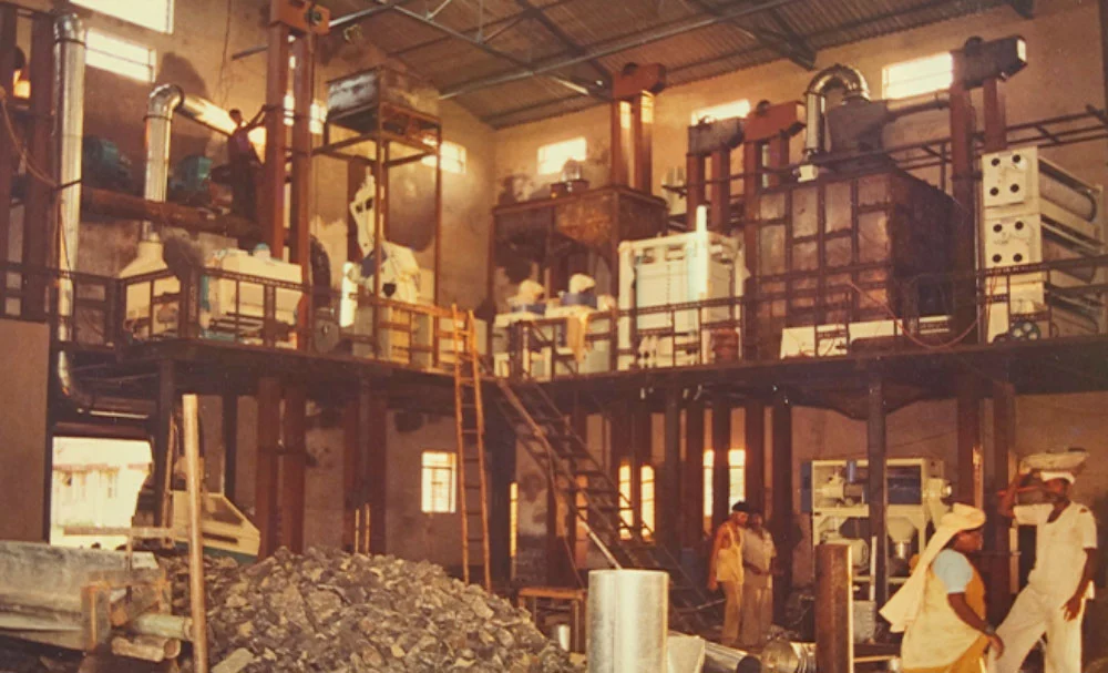 First Rice Mill Plant installation